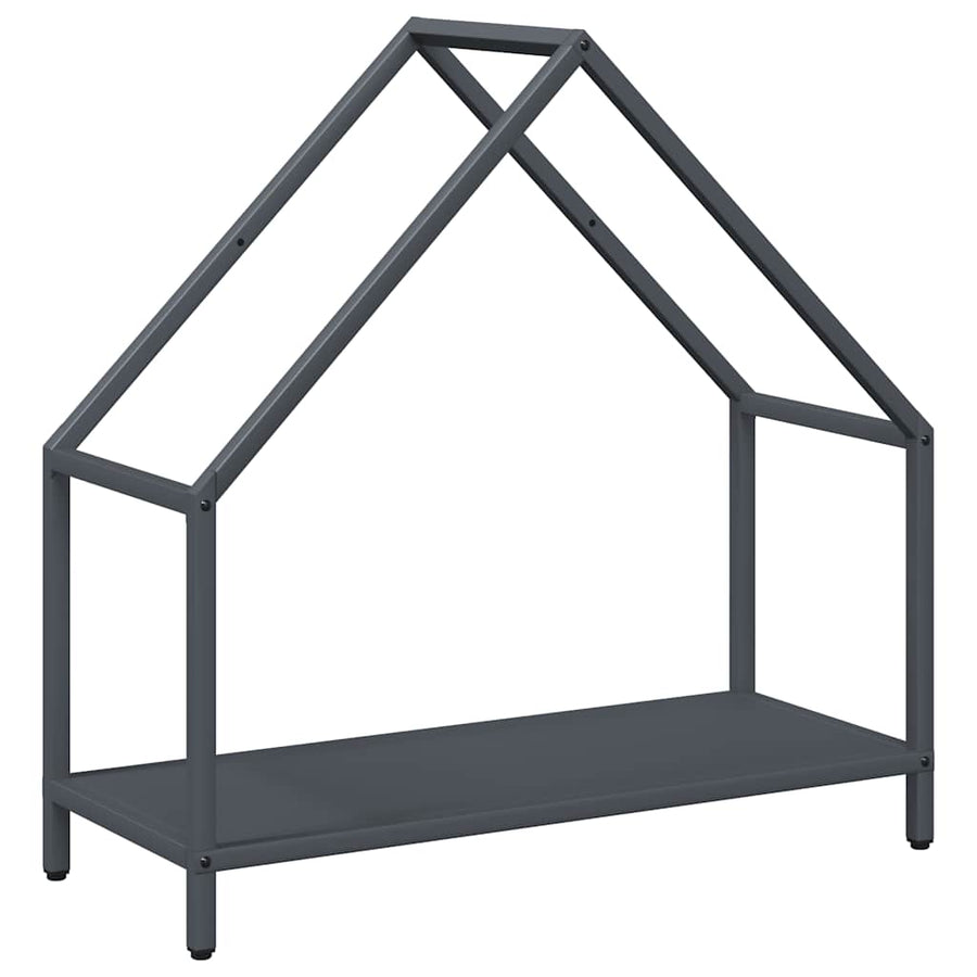 Brandhoutrek 60x25x60 cm koudgewalst staal antracietkleurig