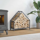 Brandhoutrek 60x25x60 cm koudgewalst staal antraciet