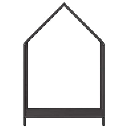 Brandhoutrek 60x25x90 cm koudgewalst staal zwart