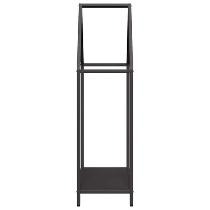 Brandhoutrek 60x25x90 cm koudgewalst staal zwart
