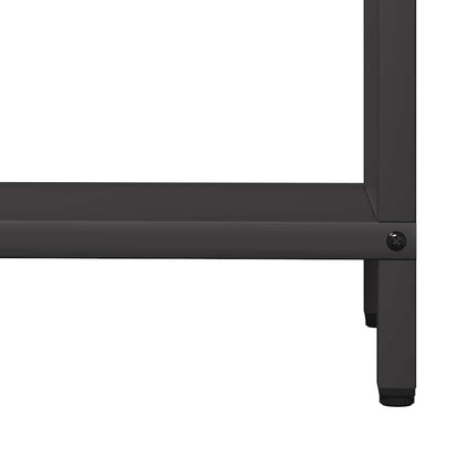 Brandhoutrek 60x25x90 cm koudgewalst staal zwart