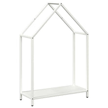 Brandhoutrek 60x25x90 cm koudgewalst staal wit