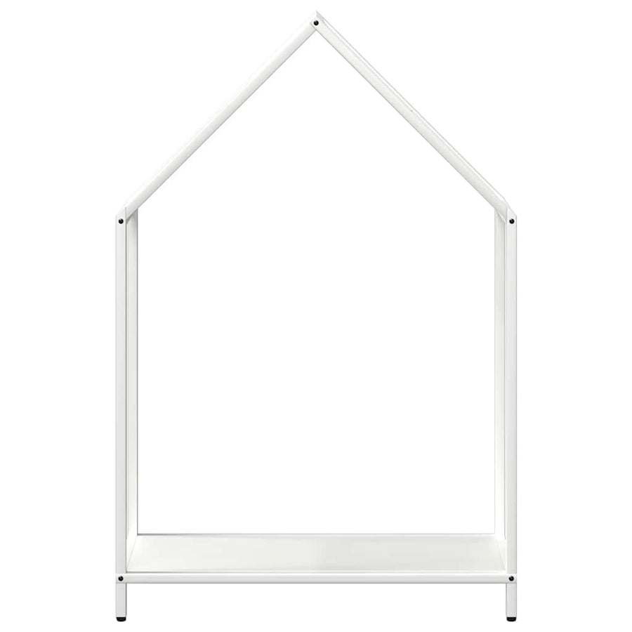 Brandhoutrek 60x25x90 cm koudgewalst staal wit