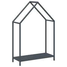 Brandhoutrek 60x25x90 cm koudgewalst staal antracietkleurig