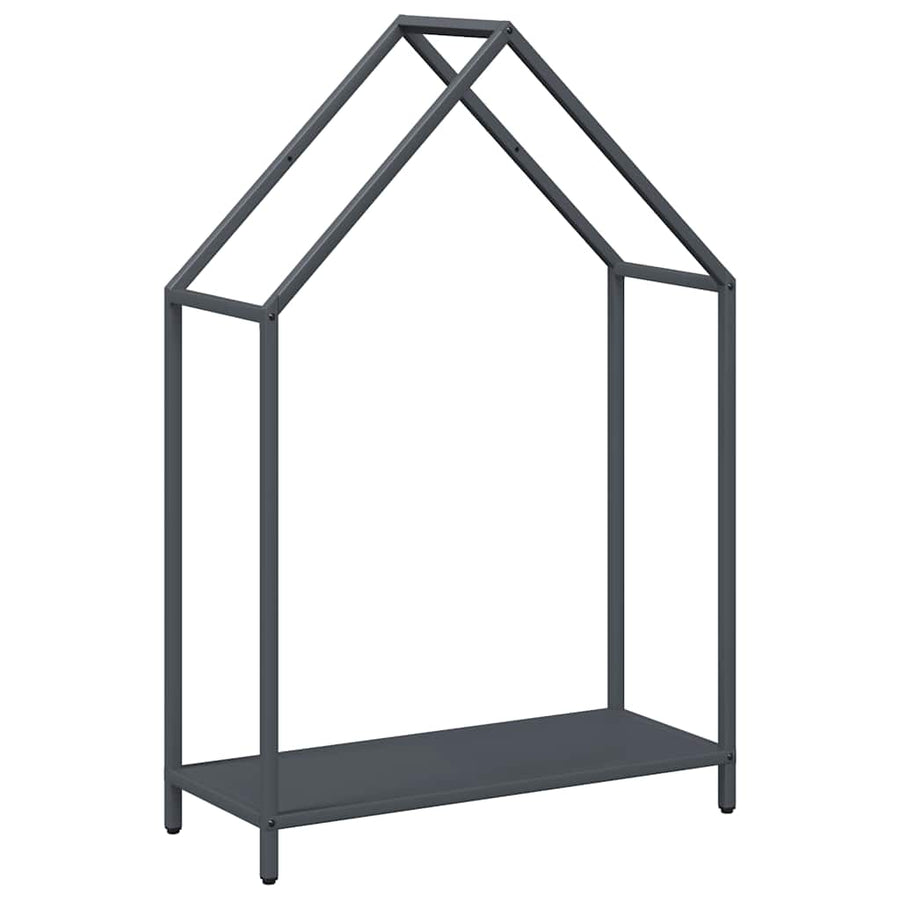 Brandhoutrek 60x25x90 cm koudgewalst staal antracietkleurig