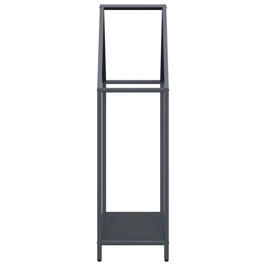 Brandhoutrek 60x25x90 cm koudgewalst staal antracietkleurig