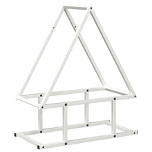 Brandhoutrek 50x25x60 cm koudgewalst staal wit