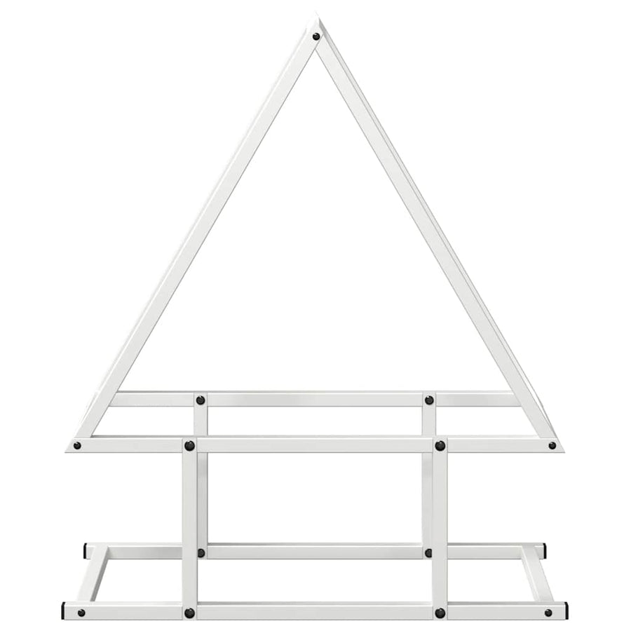 Brandhoutrek 50x25x60 cm koudgewalst staal wit