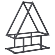 Brandhoutrek 50x25x60 cm koudgewalst staal antracietkleurig