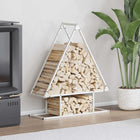 Brandhoutrek 80x25x90 cm staal wit