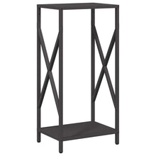 Brandhoutrek 34x25x70 cm koudgewalst staal zwart
