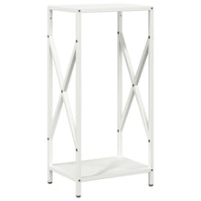 Brandhoutrek 34x25x70 cm koudgewalst staal wit
