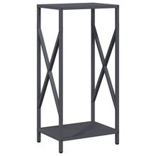 Brandhoutrek 34x25x70 cm koudgewalst staal antracietkleurig
