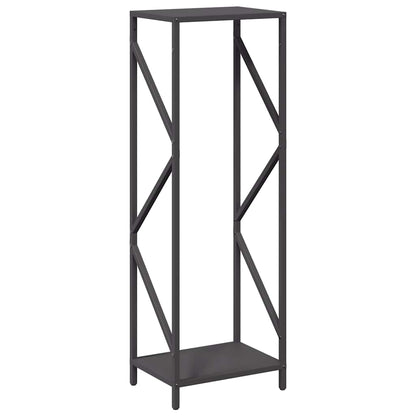 Brandhoutrek 34x25x100 cm koudgewalst staal zwart