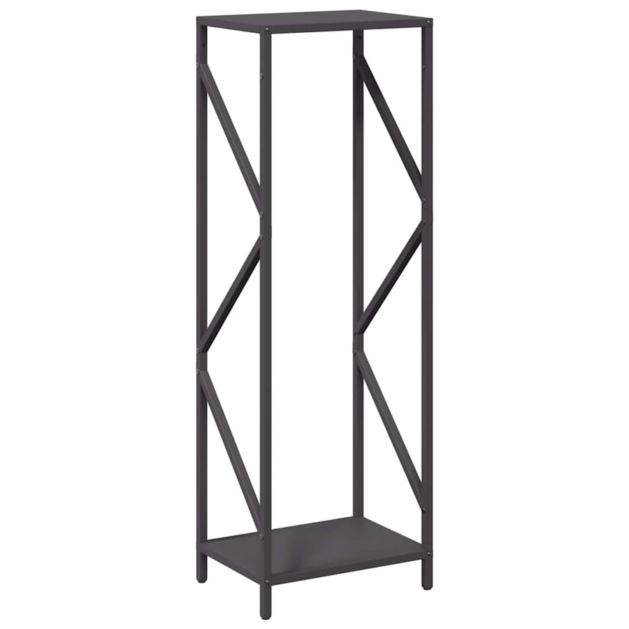 Brandhoutrek 34x25x100 cm koudgewalst staal zwart