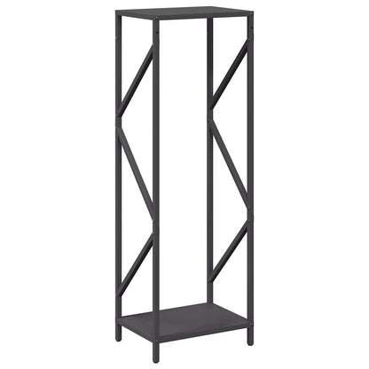 Brandhoutrek 34x25x100 cm koudgewalst staal zwart