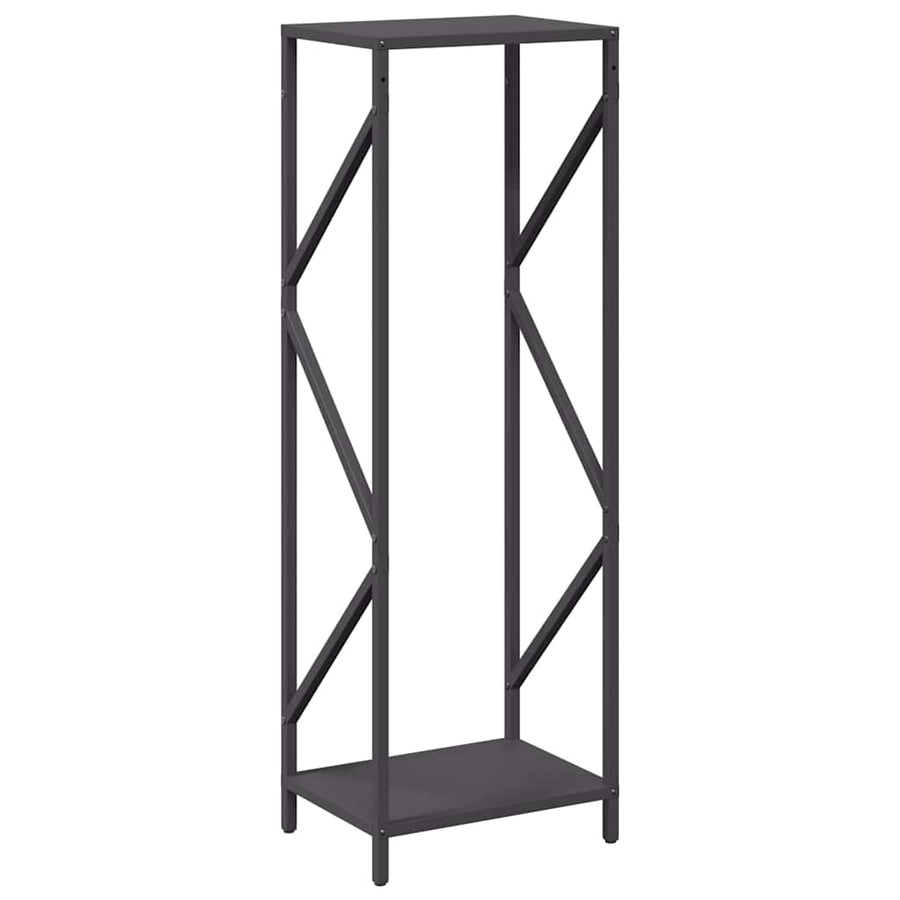 Brandhoutrek 34x25x100 cm koudgewalst staal zwart