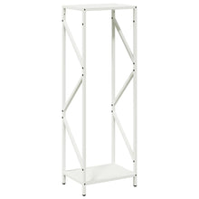 Brandhoutrek 34x25x100 cm koudgewalst staal wit