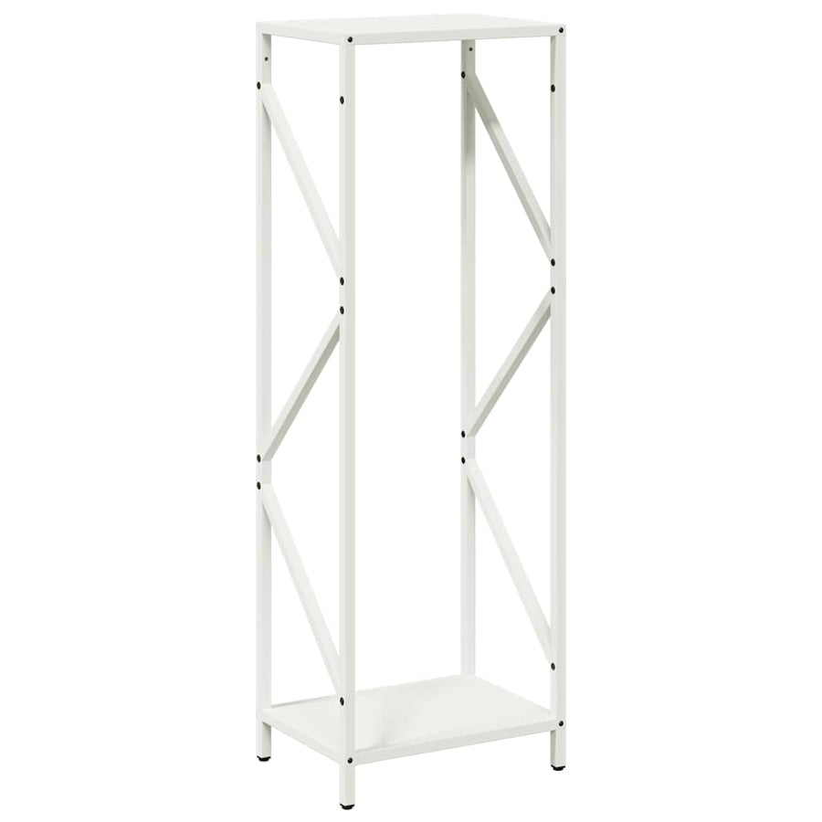 Brandhoutrek 34x25x100 cm koudgewalst staal wit