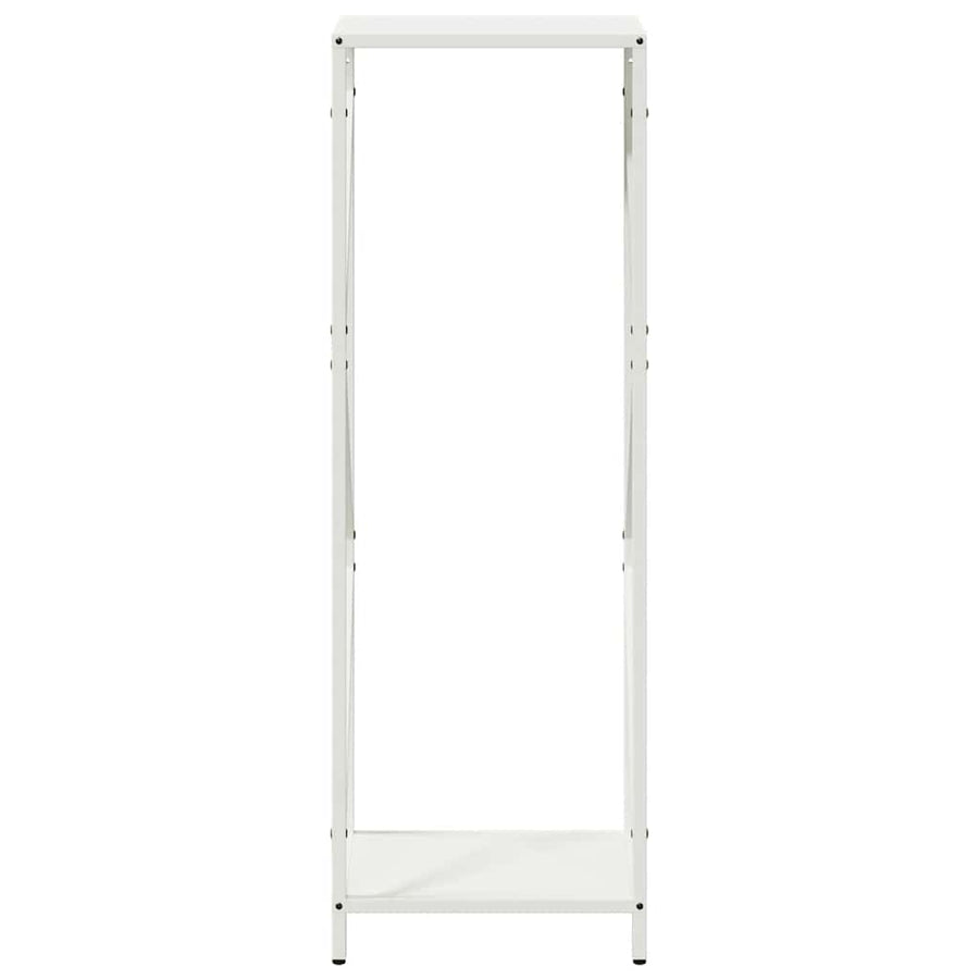 Brandhoutrek 34x25x100 cm koudgewalst staal wit