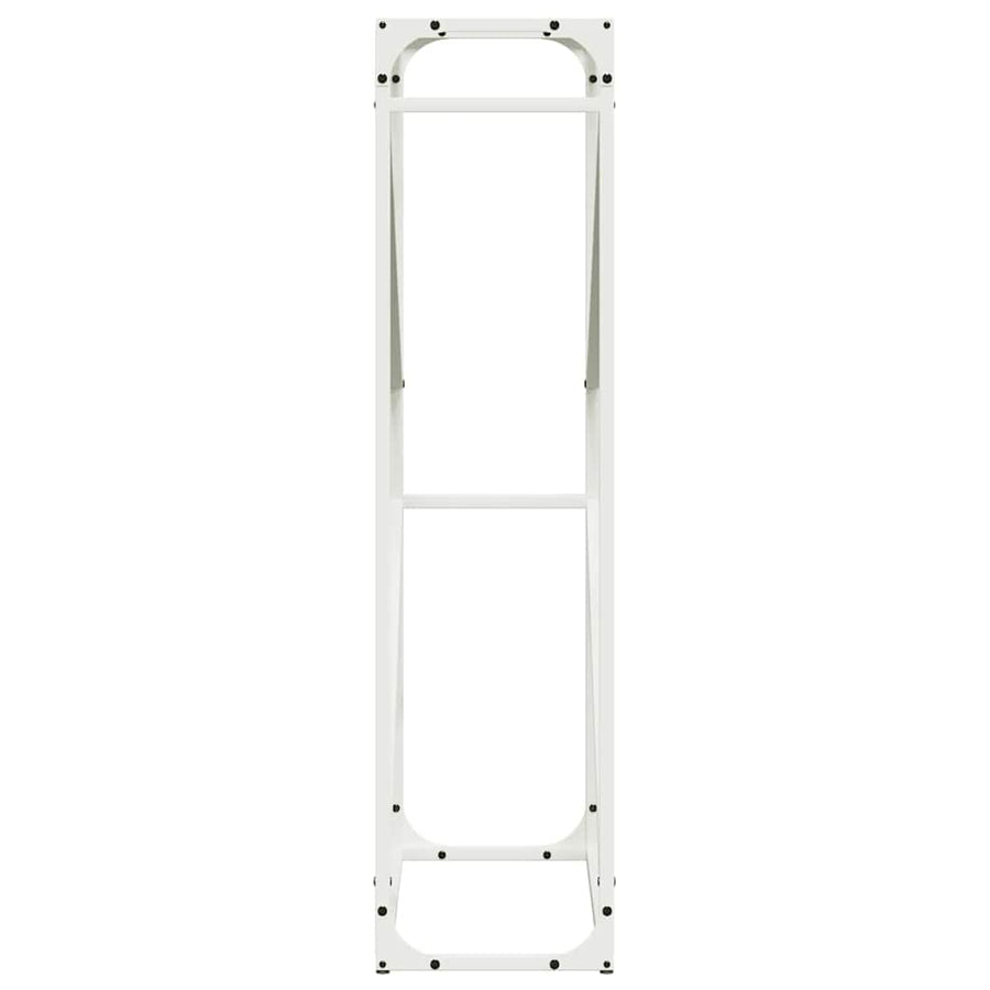 Brandhoutrek 60x25x100 cm koudgewalst staal wit