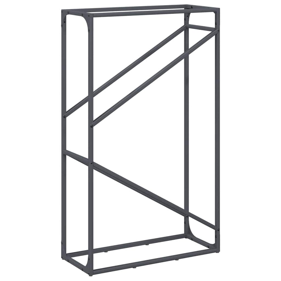 Brandhoutrek 60x25x100 cm koudgewalst staal antracietkleurig