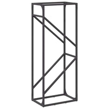 Brandhoutrek 40x25x100 cm koudgewalst staal zwart