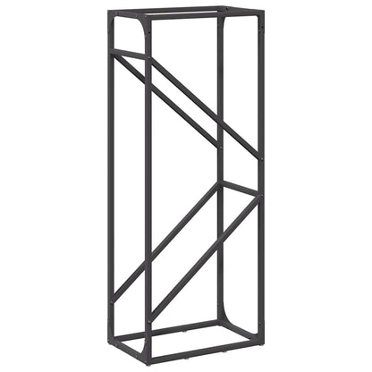 Brandhoutrek 40x25x100 cm koudgewalst staal zwart