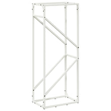 Brandhoutrek 40x25x100 cm koudgewalst staal wit