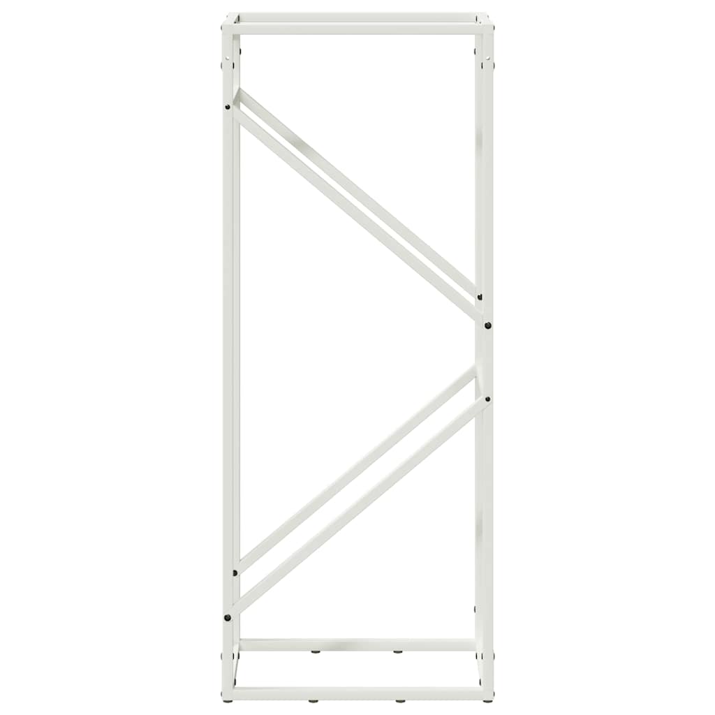 Brandhoutrek 40x25x100 cm koudgewalst staal wit