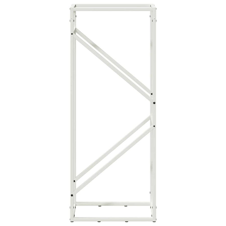 Brandhoutrek 40x25x100 cm koudgewalst staal wit