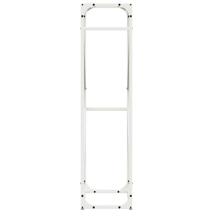 Brandhoutrek 40x25x100 cm koudgewalst staal wit