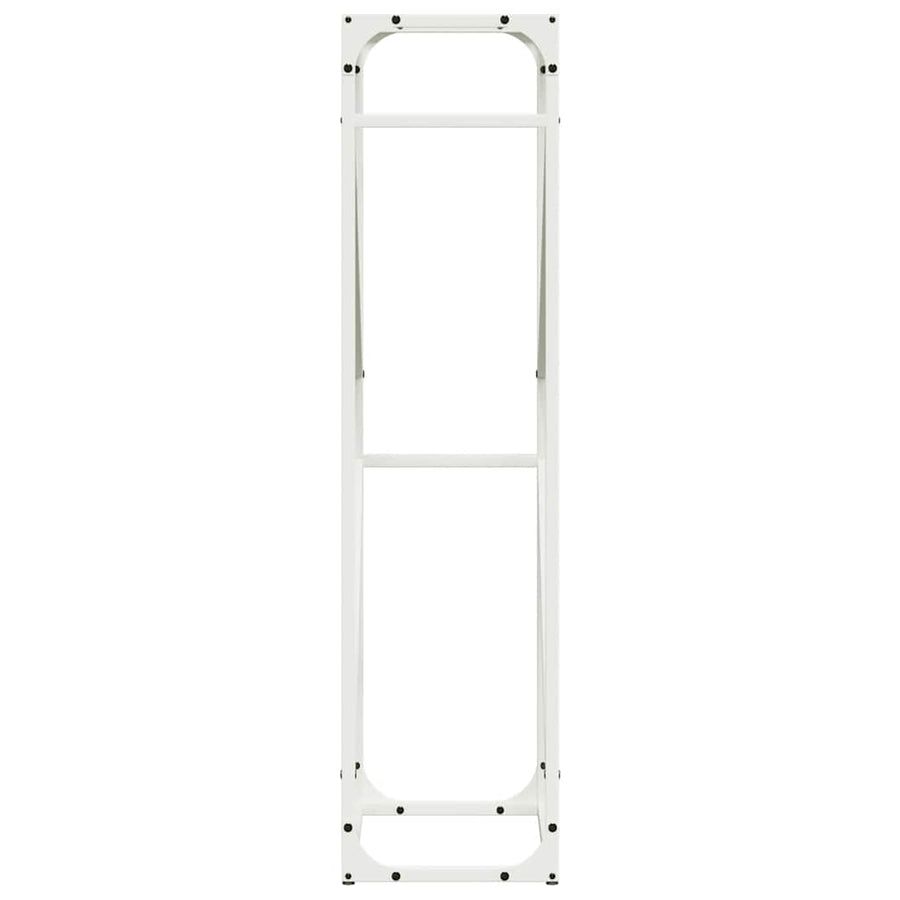Brandhoutrek 40x25x100 cm koudgewalst staal wit