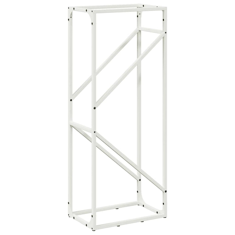 Brandhoutrek 40x25x100 cm koudgewalst staal wit