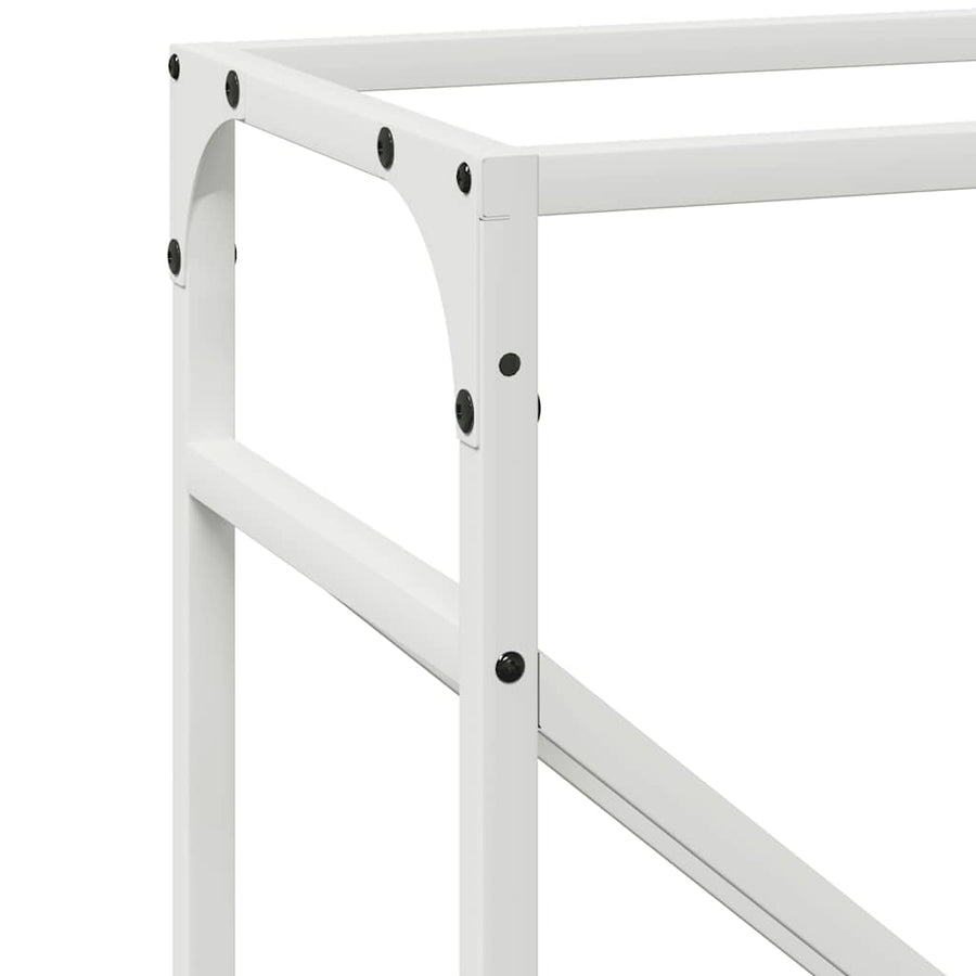 Brandhoutrek 40x25x100 cm koudgewalst staal wit