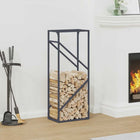 Firewood rack 40x25x100 cm cold-rolled steel anthracite