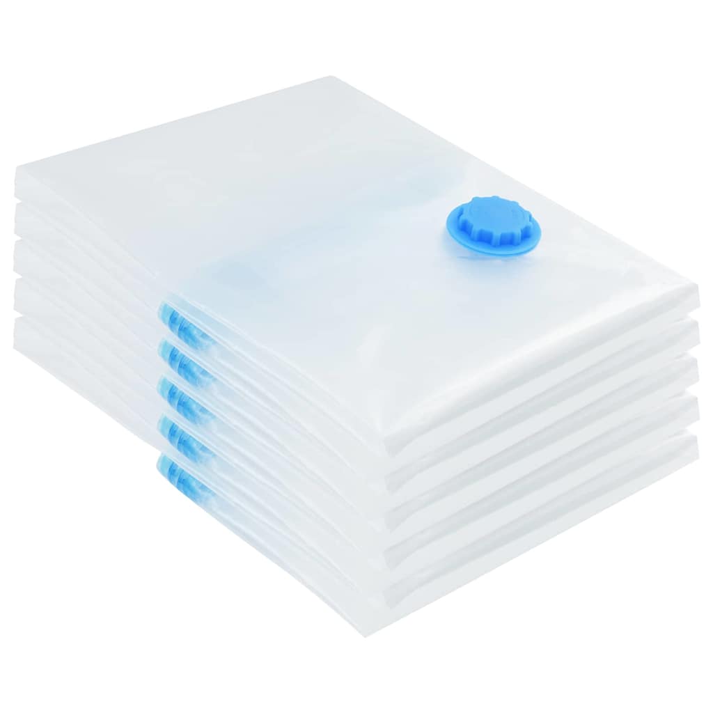 Vacuüm Opbergzakken 5 Pcs Transparant En Blauw 70 x 50 cm