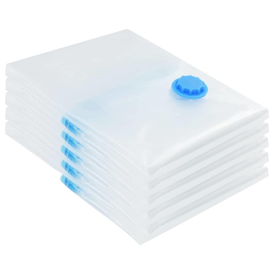 Vacuüm Opbergzakken 5 Pcs Transparant En Blauw 70 x 50 cm