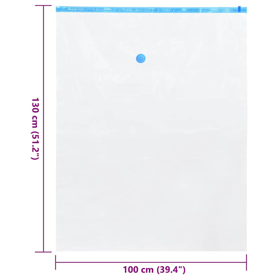 Opslagzakken Met Opslag 5 Pcs Transparant En Blauw 5