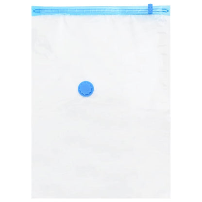 Opslagzakken Met Opslag 5 Pcs Transparant En Blauw 60 x 40 cm