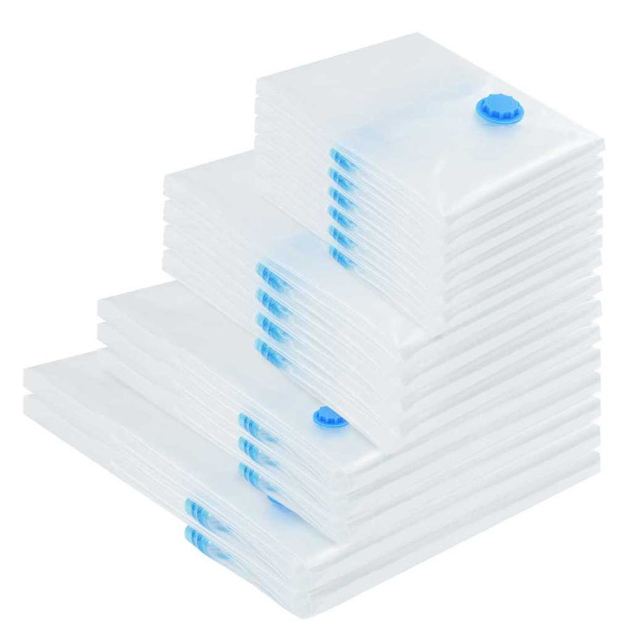 Opslagzakken 15 pcs Transparant en Blauw 130 x 100 cm