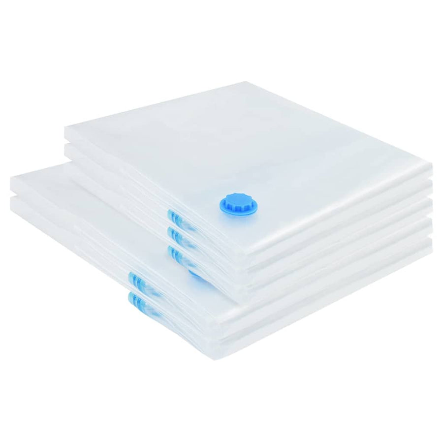 Vacuüm opbergzakken 5 pcs Transparant en blauw 130 x 100 cm