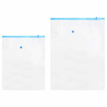 Vacuüm opbergzakken 5 pcs Transparant en blauw 130 x 100 cm