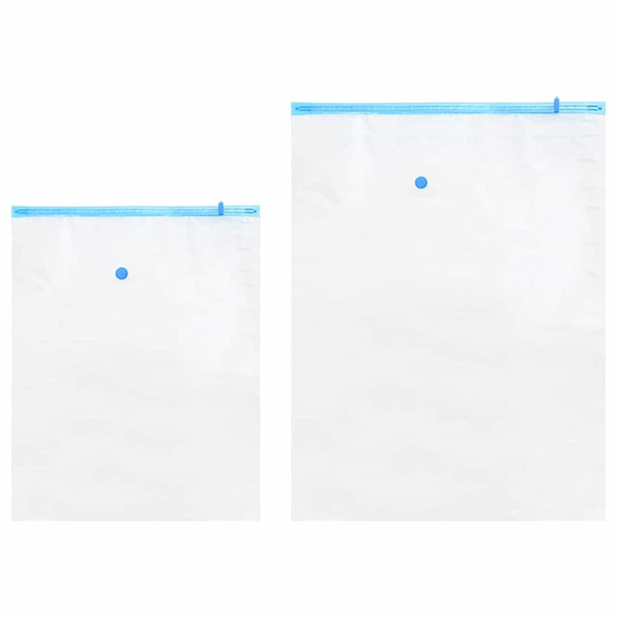 Vacuüm opbergzakken 5 pcs Transparant en blauw 130 x 100 cm