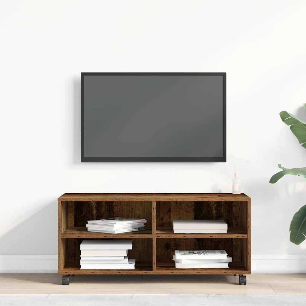 TV-kast Bruin 90 x 35 x 40,5 cm Bewerkt hout
