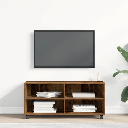 TV-kast Bruin 90 x 35 x 40,5 cm Bewerkt hout