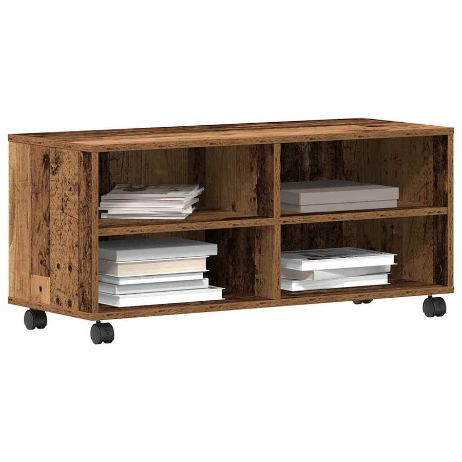TV-kast Bruin 90 x 35 x 40,5 cm Bewerkt hout