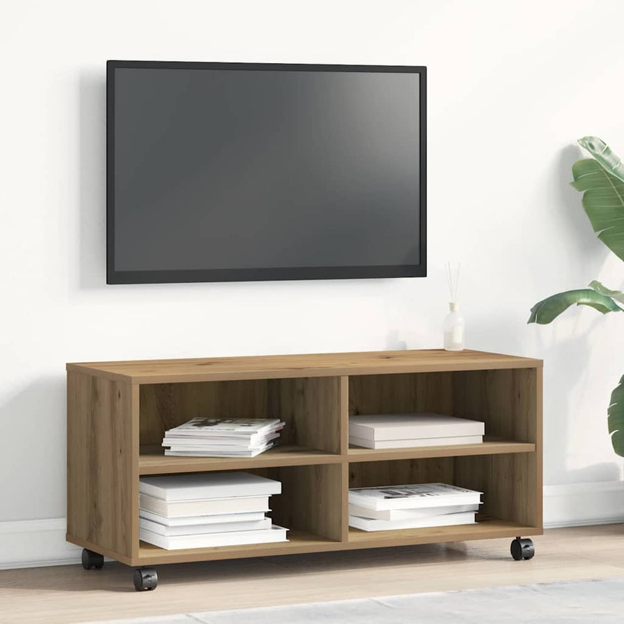 TV-kast Bruin 90 x 35 x 40,5 cm Bewerkt hout
