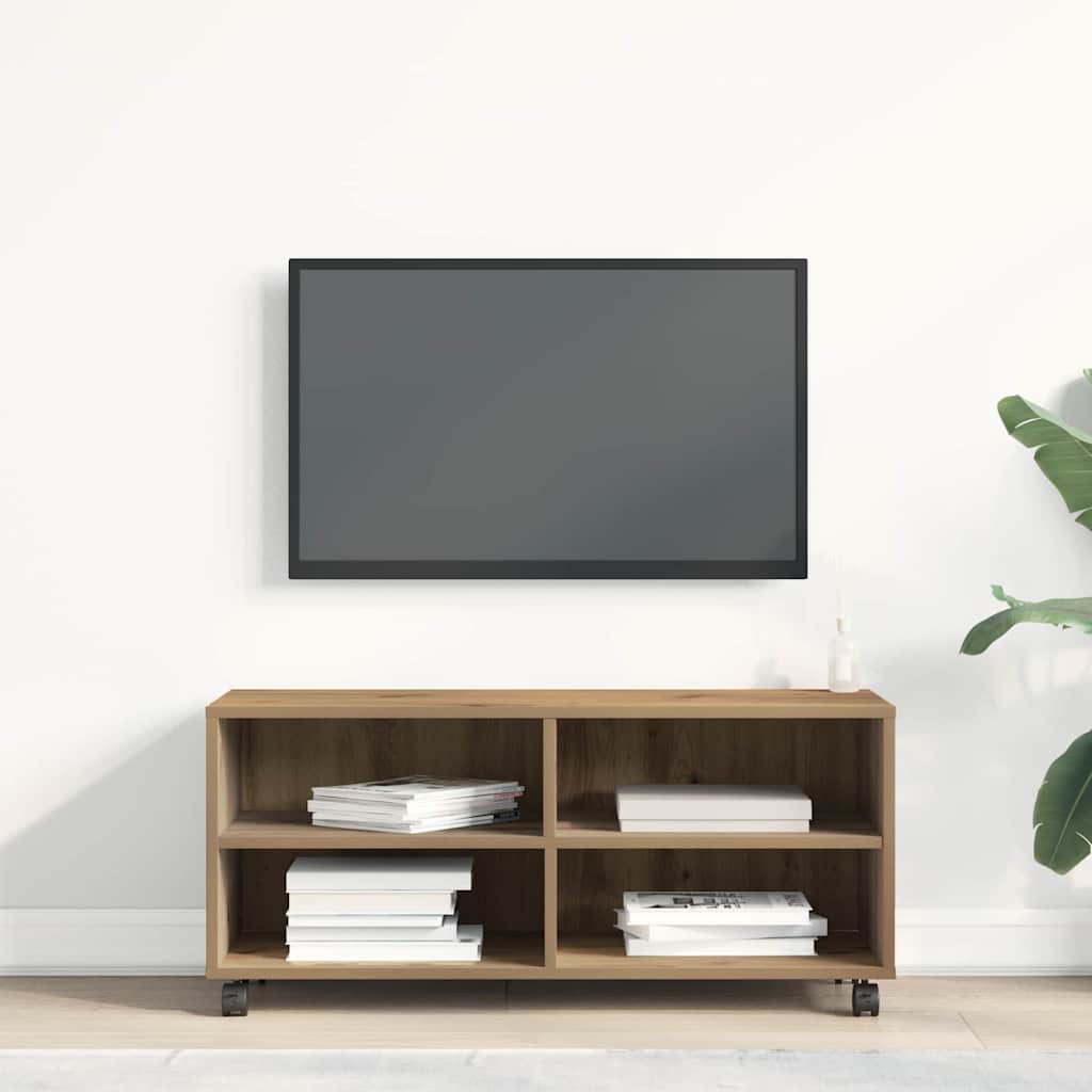 TV-kast Bruin 90 x 35 x 40,5 cm Bewerkt hout
