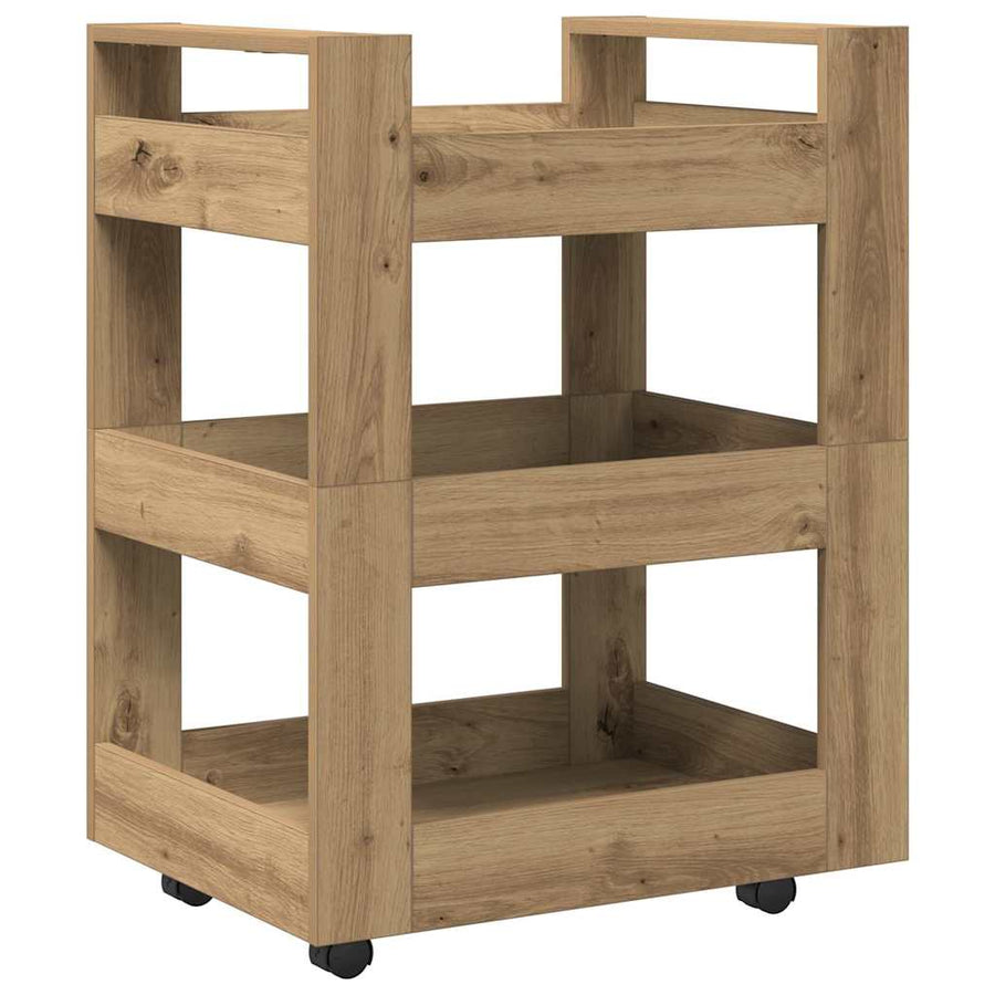 Keuken Trolley Artisan Eiken 60 x 45 x 80 cm Bewerkt hout